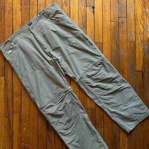KUHL Stealth Liberator Convertible Zip Off 2 in 1 Hiking Pant Men 40 x 30 Silver